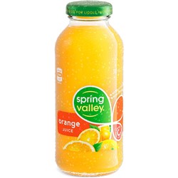 Spring Valley Orange Juice 300ml Glass Bottle Pack Of 24