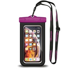 Seawag Elementproof Waterproof Phone Case Universal Fit Up To 6.9 Inch Black And Purple