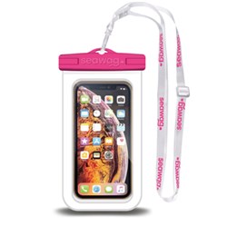 Seawag Elementproof Waterproof Phone Case Universal Fit Up To 6.9 Inch White And Pink