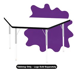 Visionchart Creative Kids Trapezoid Table Whiteboard Top Only 1200W x 520D