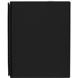 Marbig Display Book A4 Refillable 40 Pocket Black