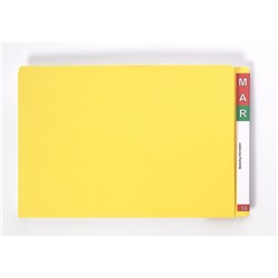 Avery Lateral Shelf Files Foolscap Extra Heavy Weight Yellow Box Of 100
