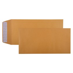CUMBERLAND POCKET ENVELOPE 305 x 150mm STRIP SEAL GOLD