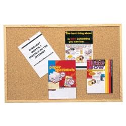 Quartet Corkboard 900 x 600mm Pine Frame