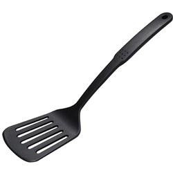 Connoisseur Slotted Turner Non-Stick Black